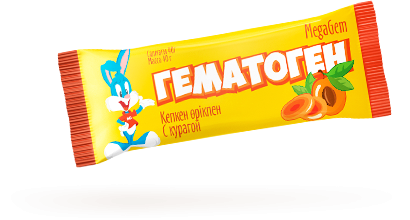 Гематоген с курагой